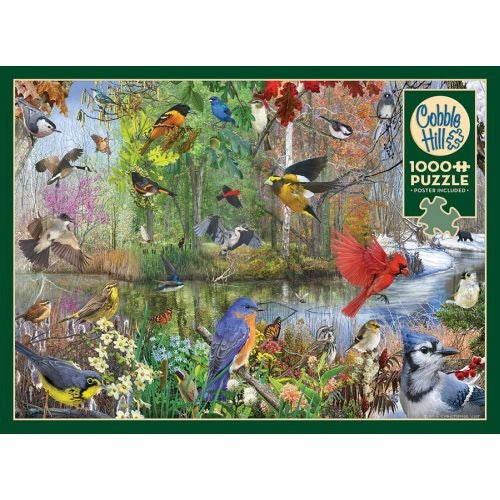 Cobble Hill Bird of the Season 1000pc Jigsaw Puzzle