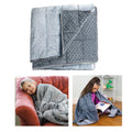 Bouncyband Dual Texture Weighted Shoulder Wrap for Kids - Gray