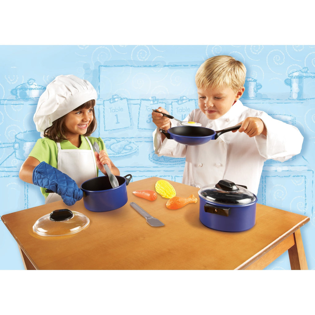 Learning Resources 13-Piece Pretend & Play Pro Chef Set