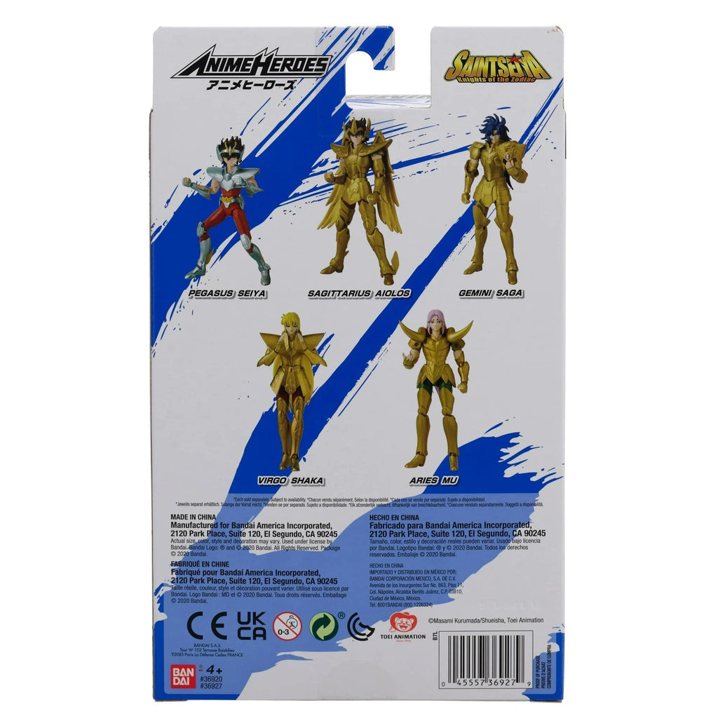 Bandai Anime Heroes 6.5 inch Aries Mu Action Figure - Knights of the Zodiac