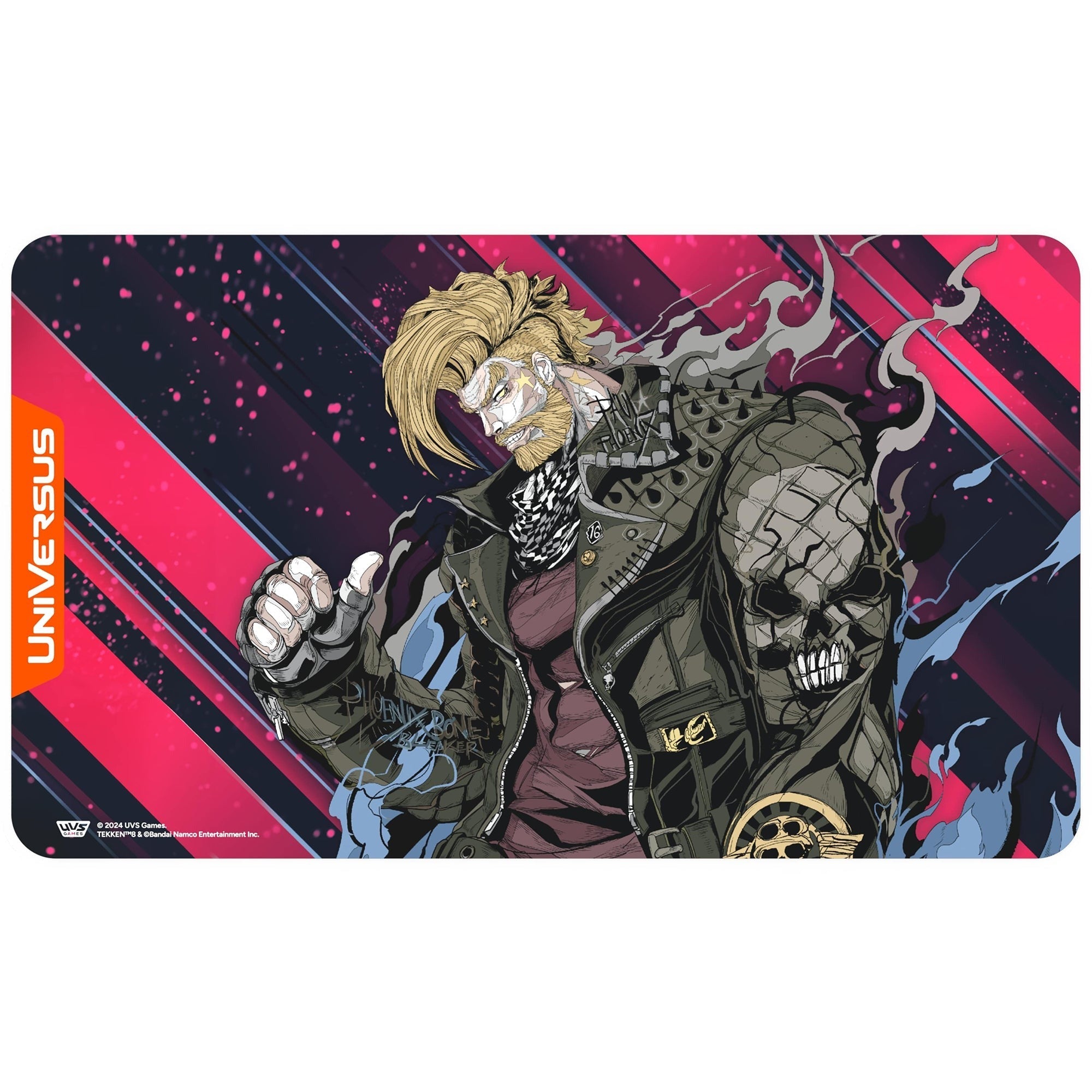 Tekken 8 Paul Character Playmat by UniVersus - Licensed Tabletop Gaming Mat