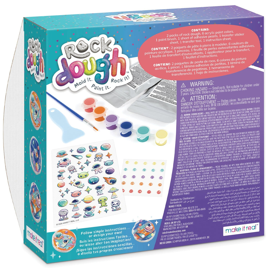 Make It Real Rock Dough Cosmic Creations Molding And Painting Craft Kit