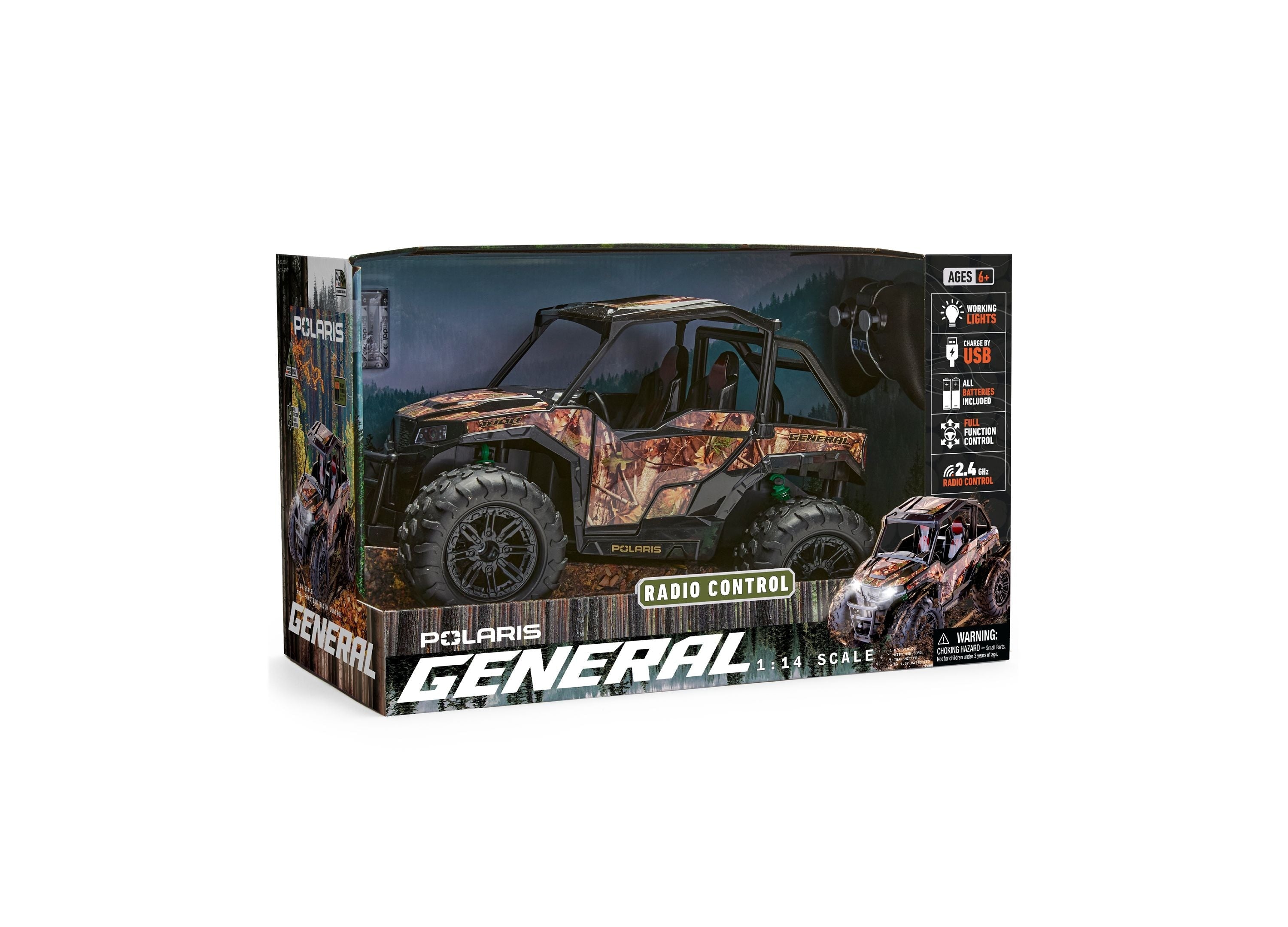 Sharper Image Polaris General 1:14 Scale RC Off-Road Vehicle