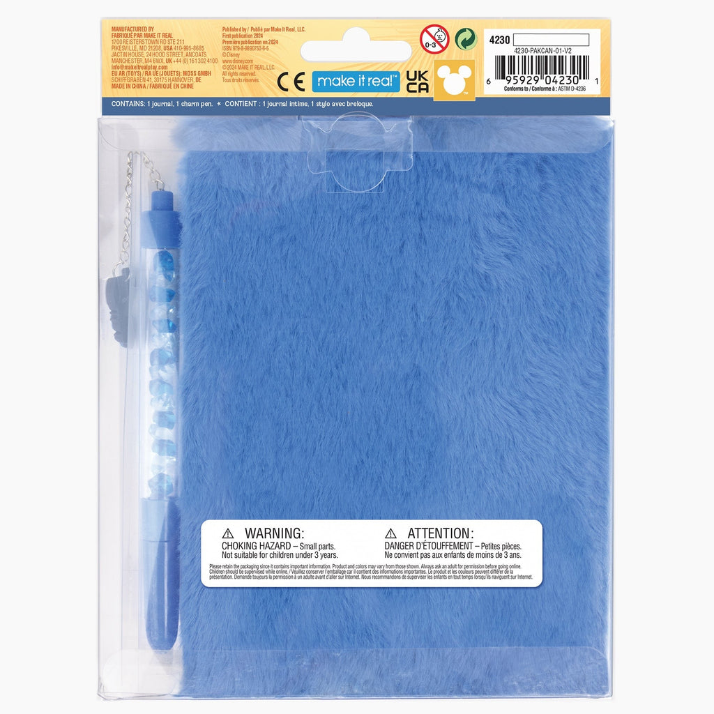Make It Real Cool Vibes Fuzzy Stitch Journal & Charm Pen Set