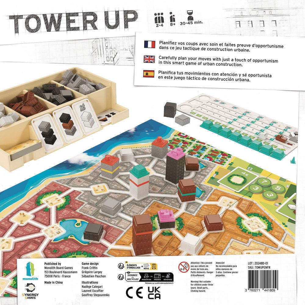 Monolith Board Games: Tower Up - City Building Extravaganza