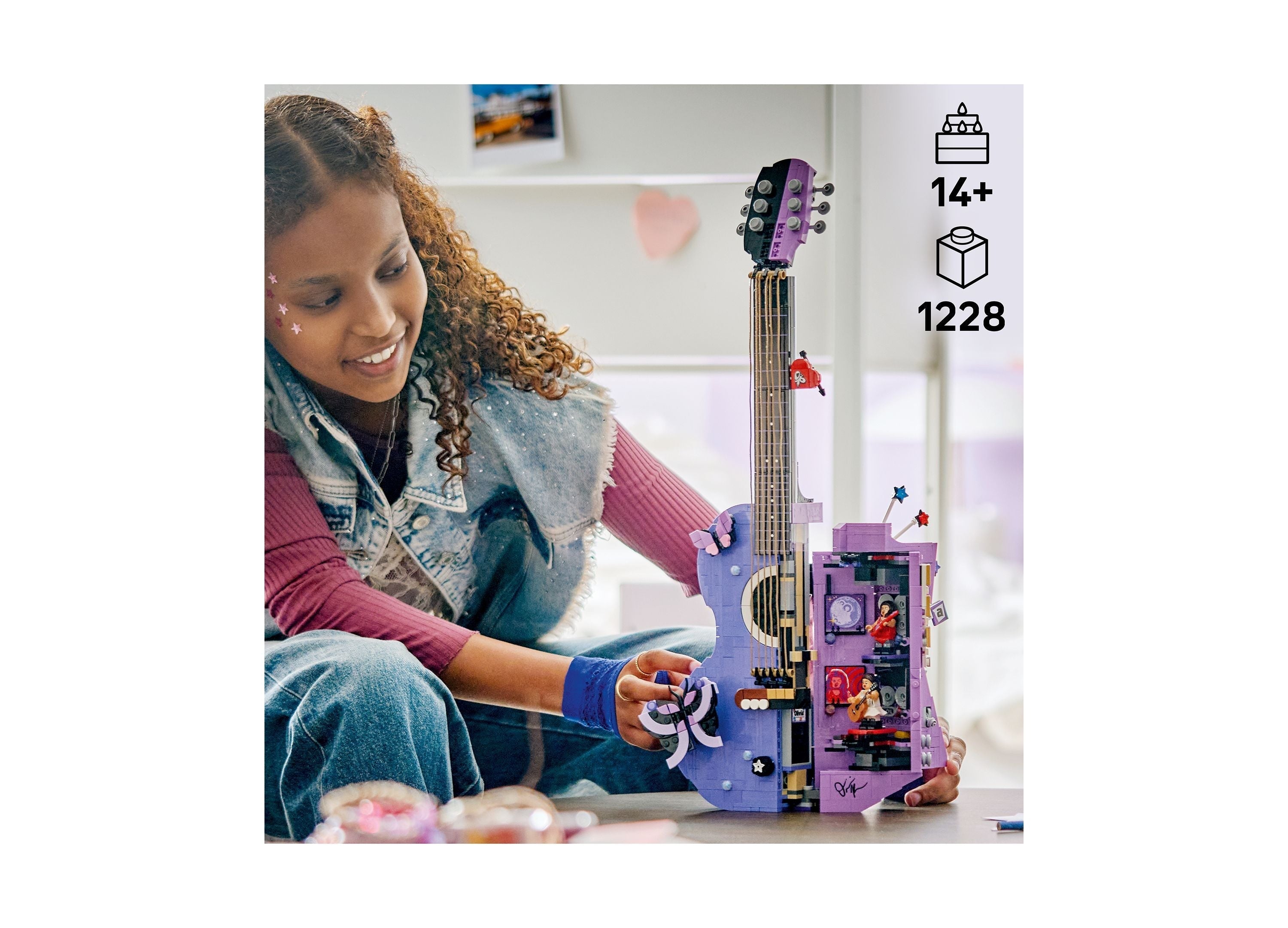 LEGO Olivia Rodrigo Dual Guitar 1228-Piece Collector's Building Set