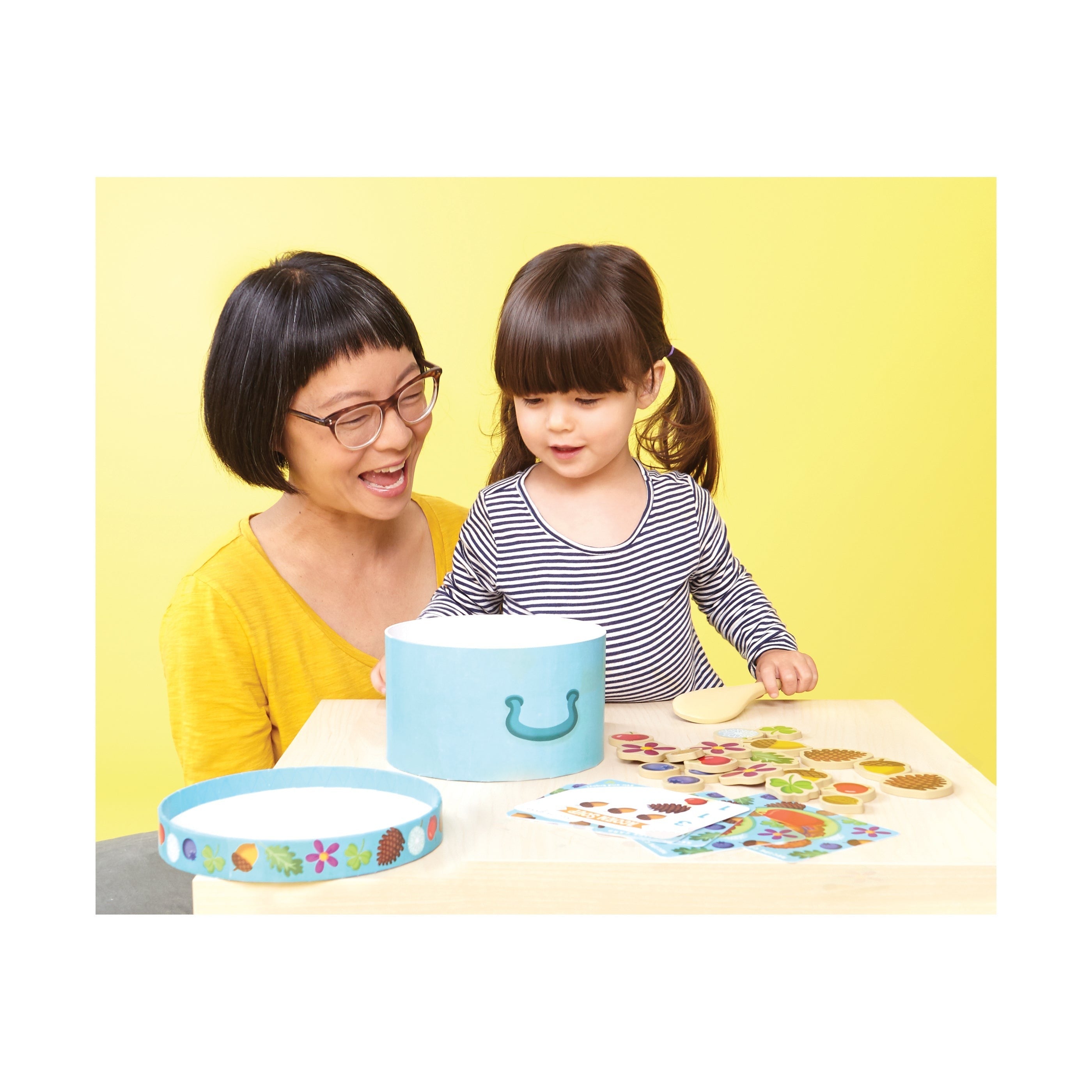 Acorn Soup Wooden Pretend Play Cooking Set With Recipe Cards