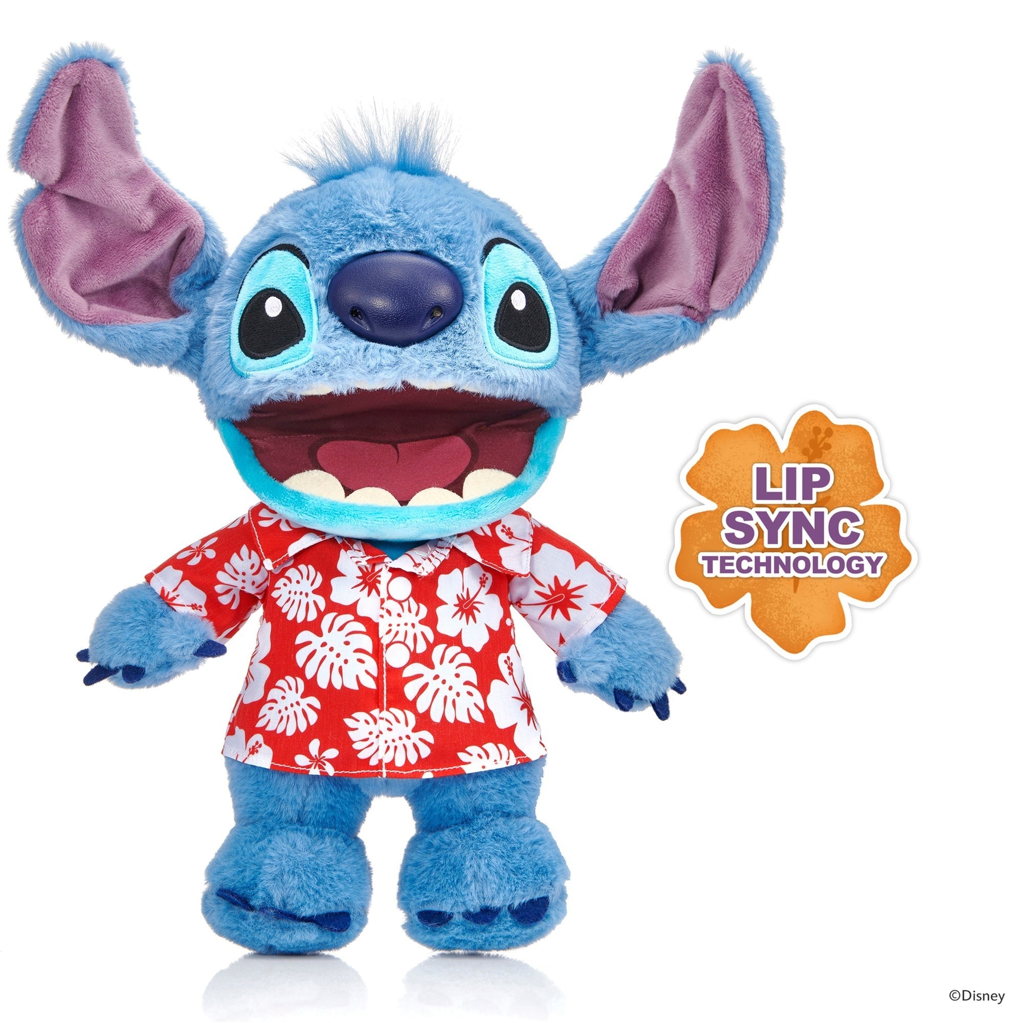 WOW! Stuff Disney Hawaiian Chatty Stitch Deluxe Puppetronic With Over 50 Sounds