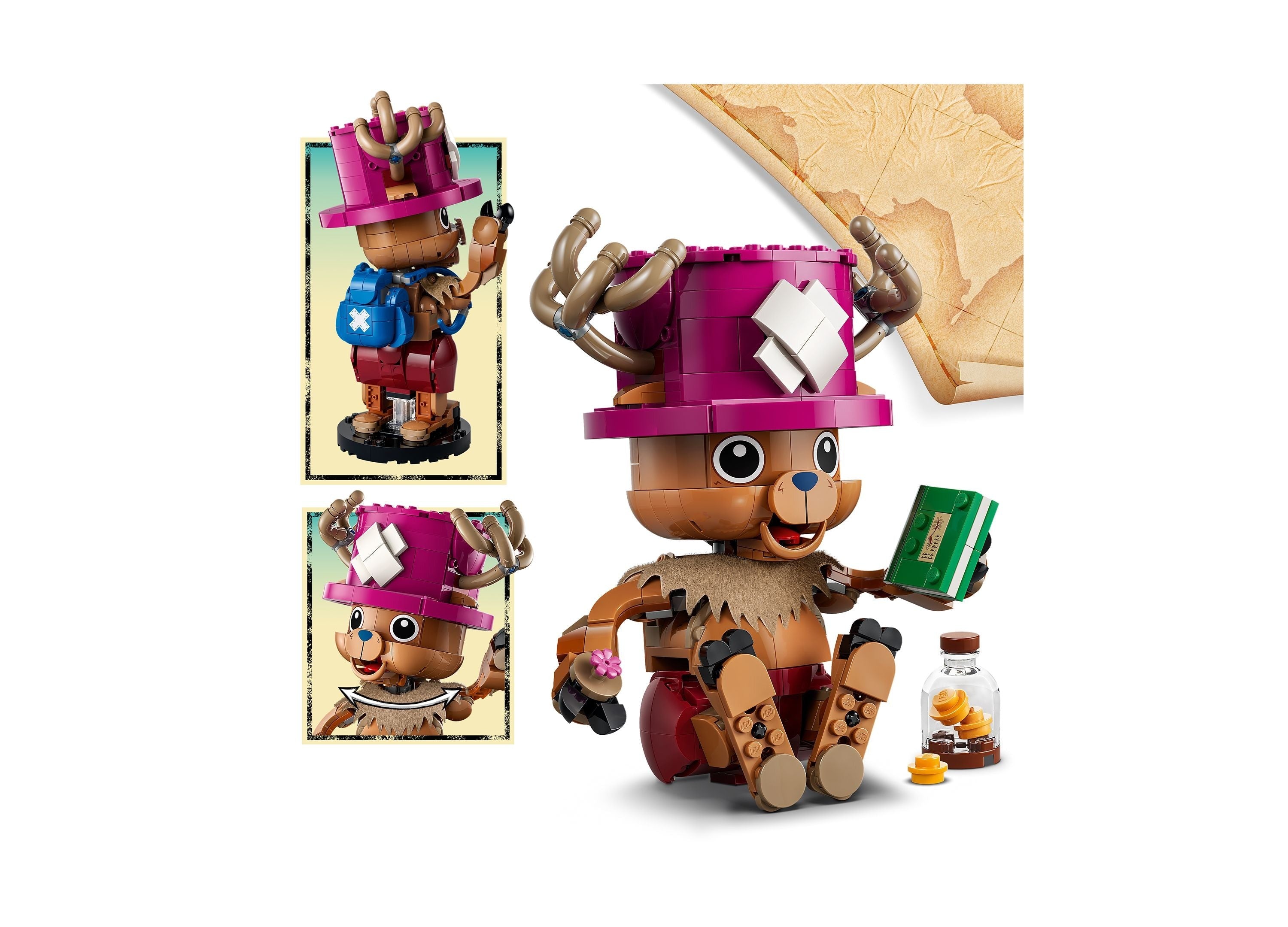 LEGO ONE PIECE Posable Tony Tony Chopper 577-Piece Building Set