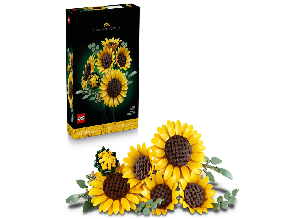 LEGO® Botanicals Sunflower Bouquet Building Set, 11502