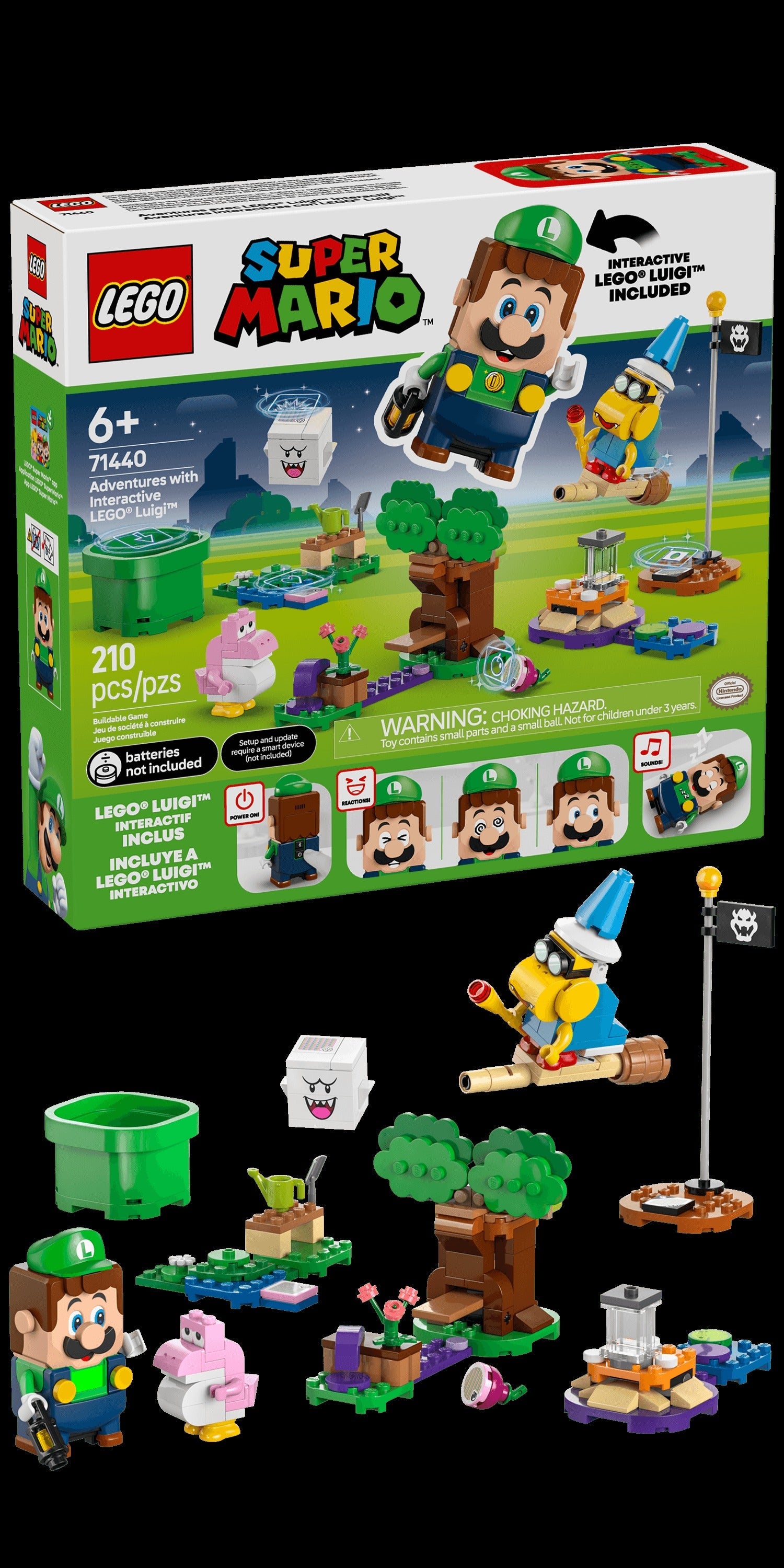 LEGO Super Mario Adventures with Interactive LEGO Luigi Set 71440