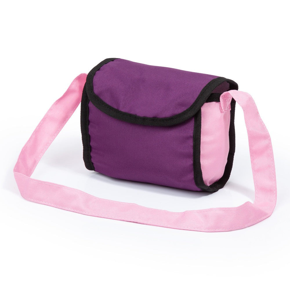 Bayer Design Purple & Pink Trendy Doll Pram with Bag
