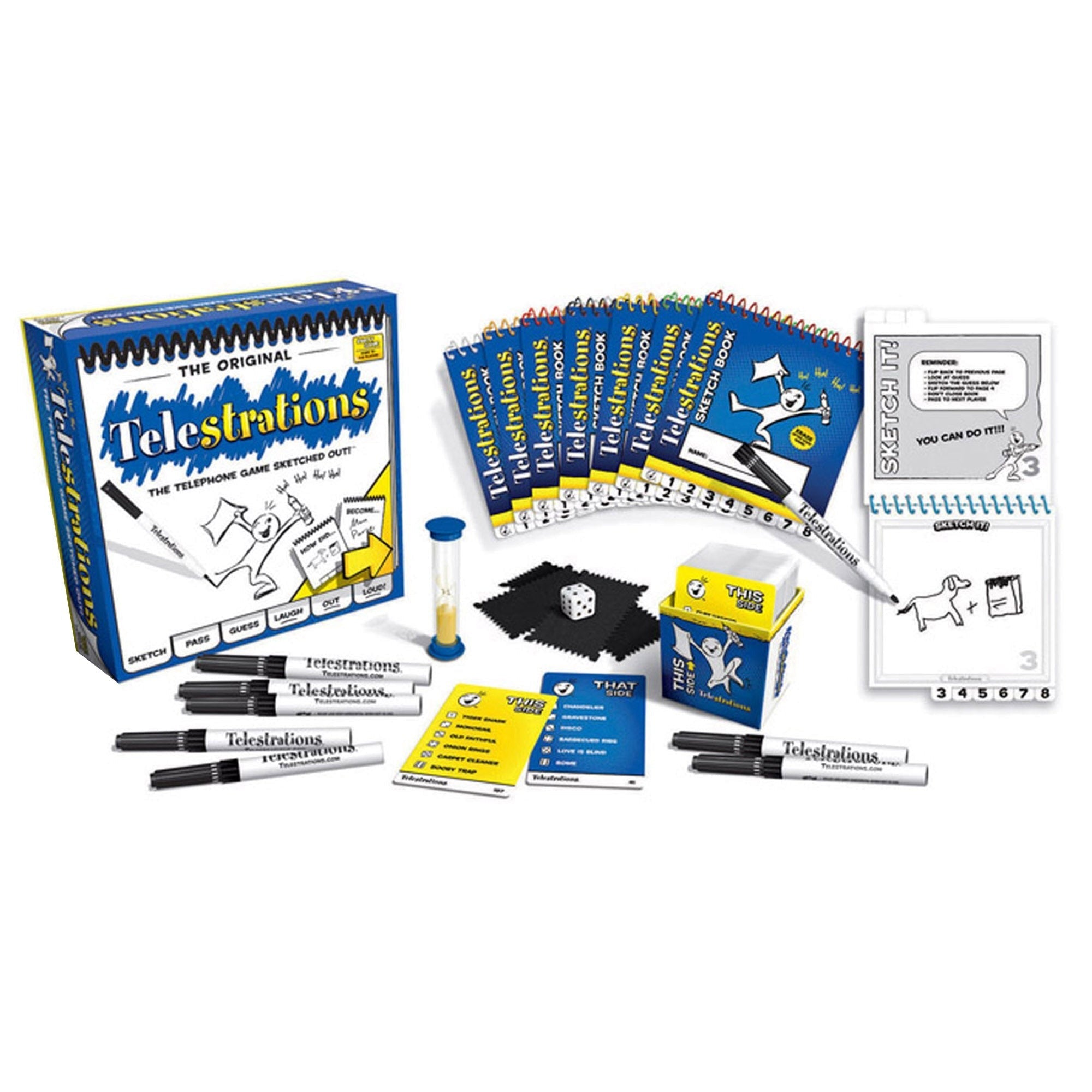Telestrations Original 8 Player Party Game - USAopoly