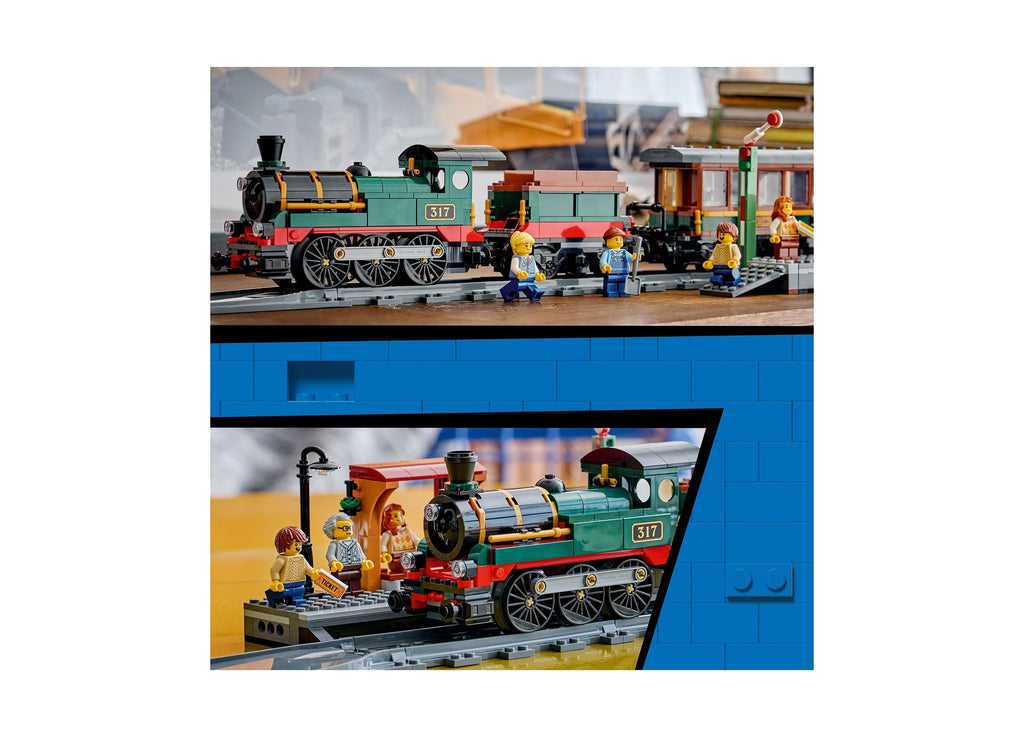 LEGO City Vintage Steam Train 575-Piece Building Set