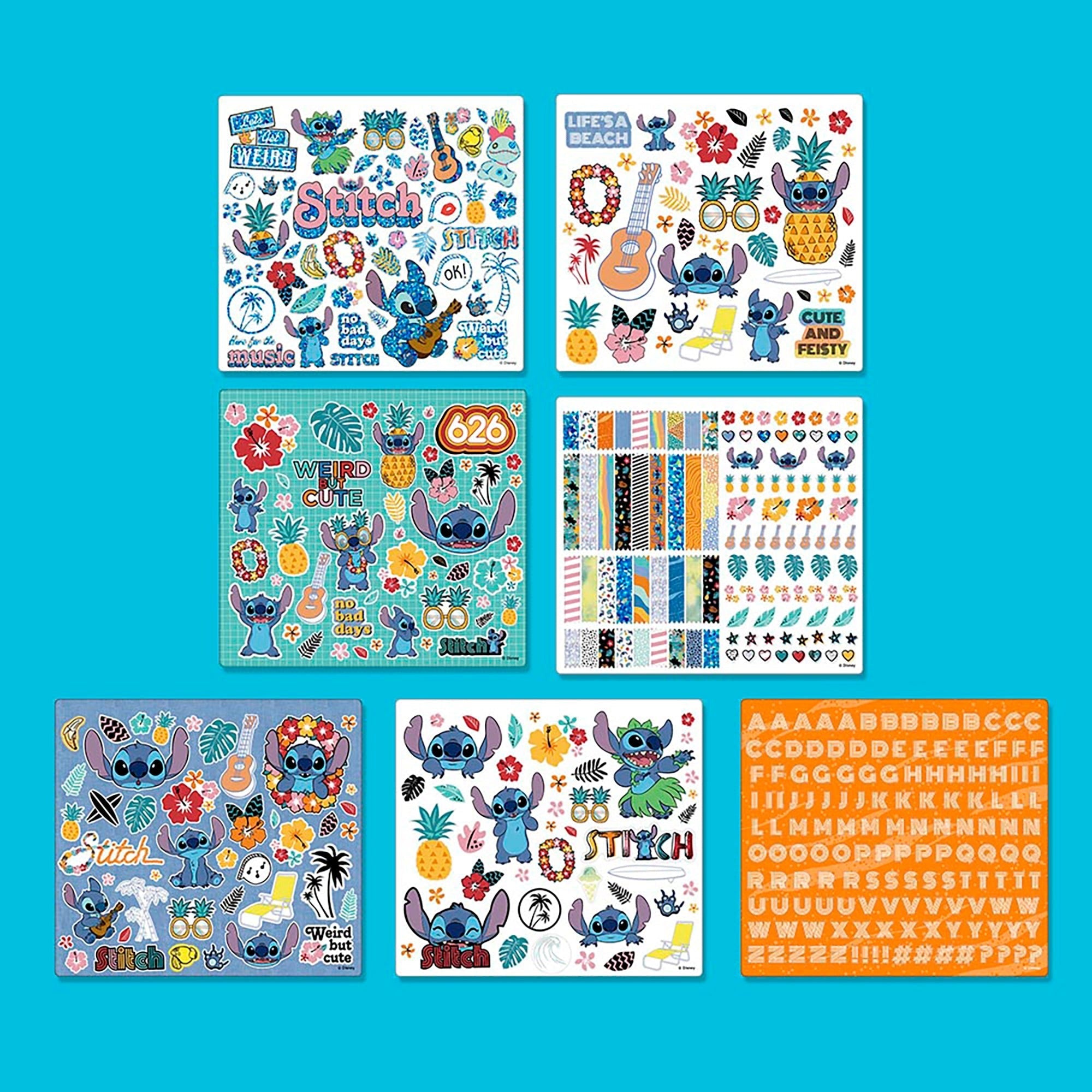 Fashion Angels Disney Stitch Color & Collage Kit - Creative Poster Set for Kids 8+
