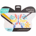 Mixed Media Coloring Pad: Butterfly - 24 Sheets, 8 Designs