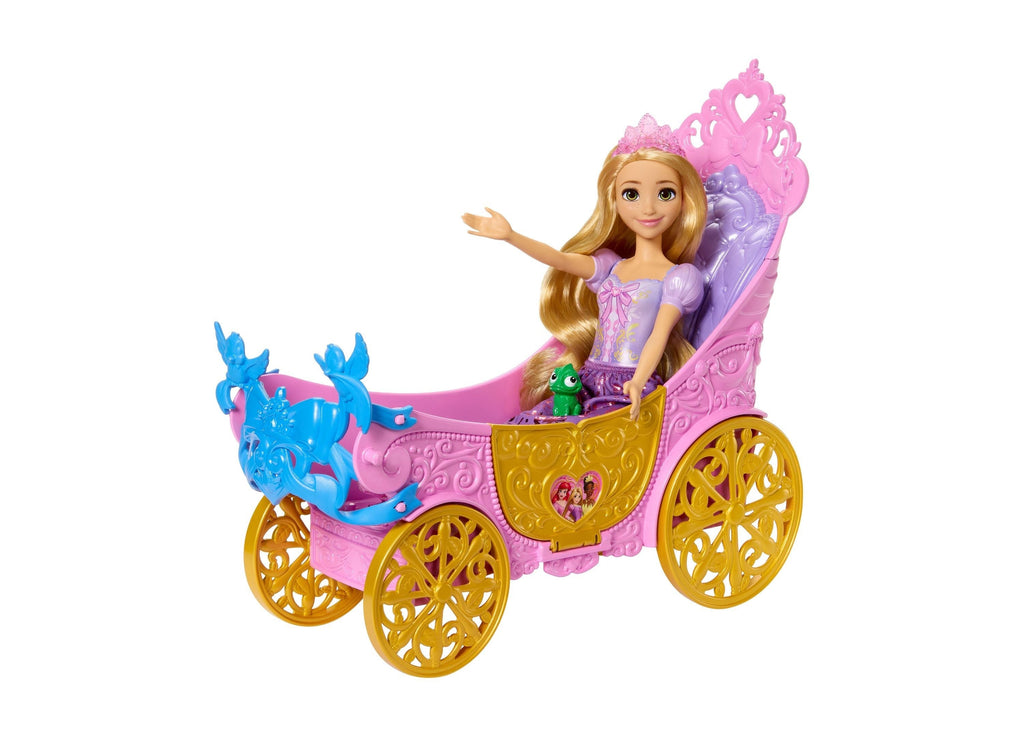 Disney Princess Rapunzel Grand Carriage Fashion Doll Playset with Pascal