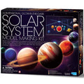 4M Solar System Model Making Kit - DIY Glow-in-the-Dark 3D Planet Mobile, STEM
