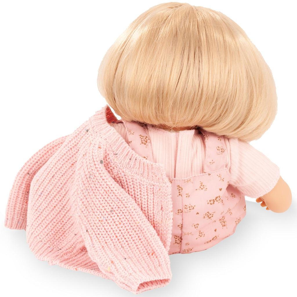 Götz Muffin Millefleur 13-Inch Baby Doll With Floral Overalls & Accessories
