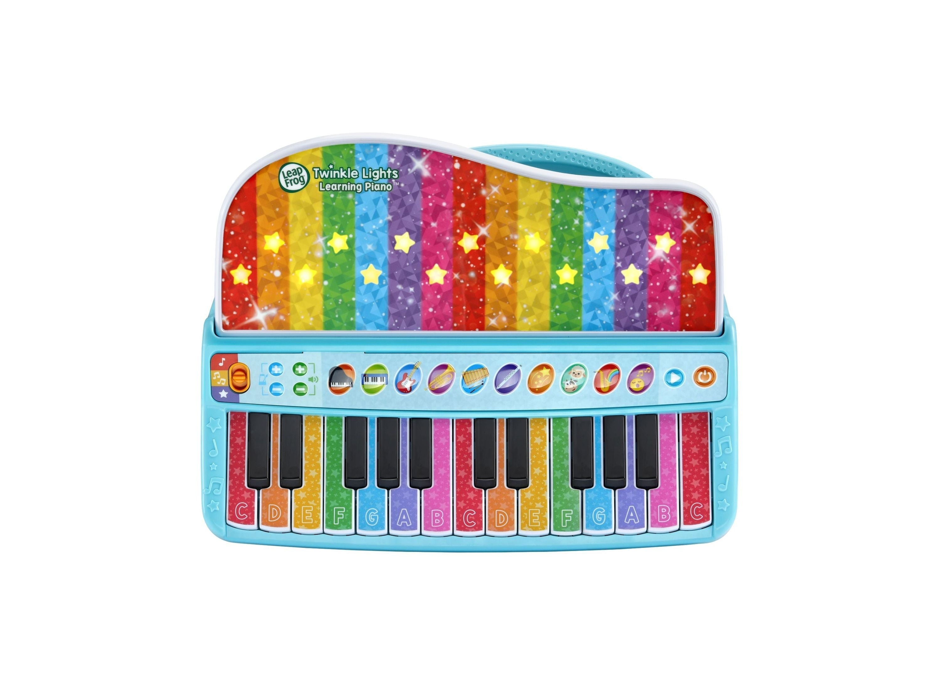 LeapFrog Twinkle Lights Learning Piano With 10 Instrument & Sound Options