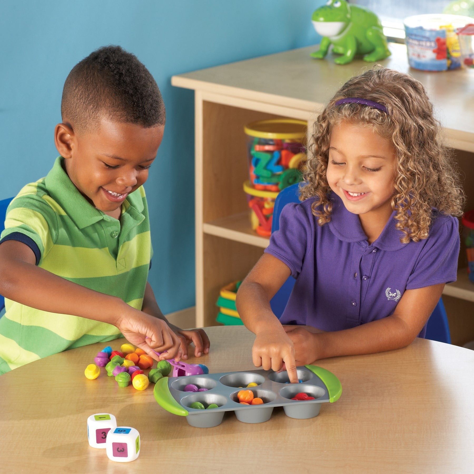 Learning Resources Mini Muffin Match Up - Color and Number Educational Game