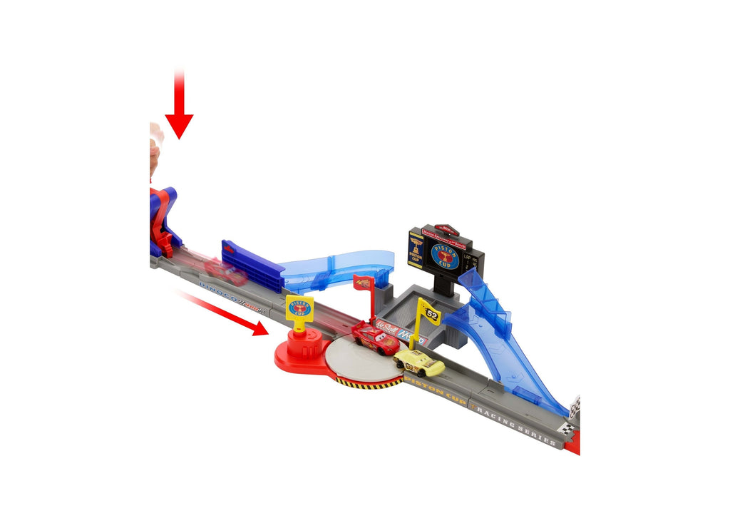 Disney Pixar Cars Stunting Speedway Playset with Piston Cup