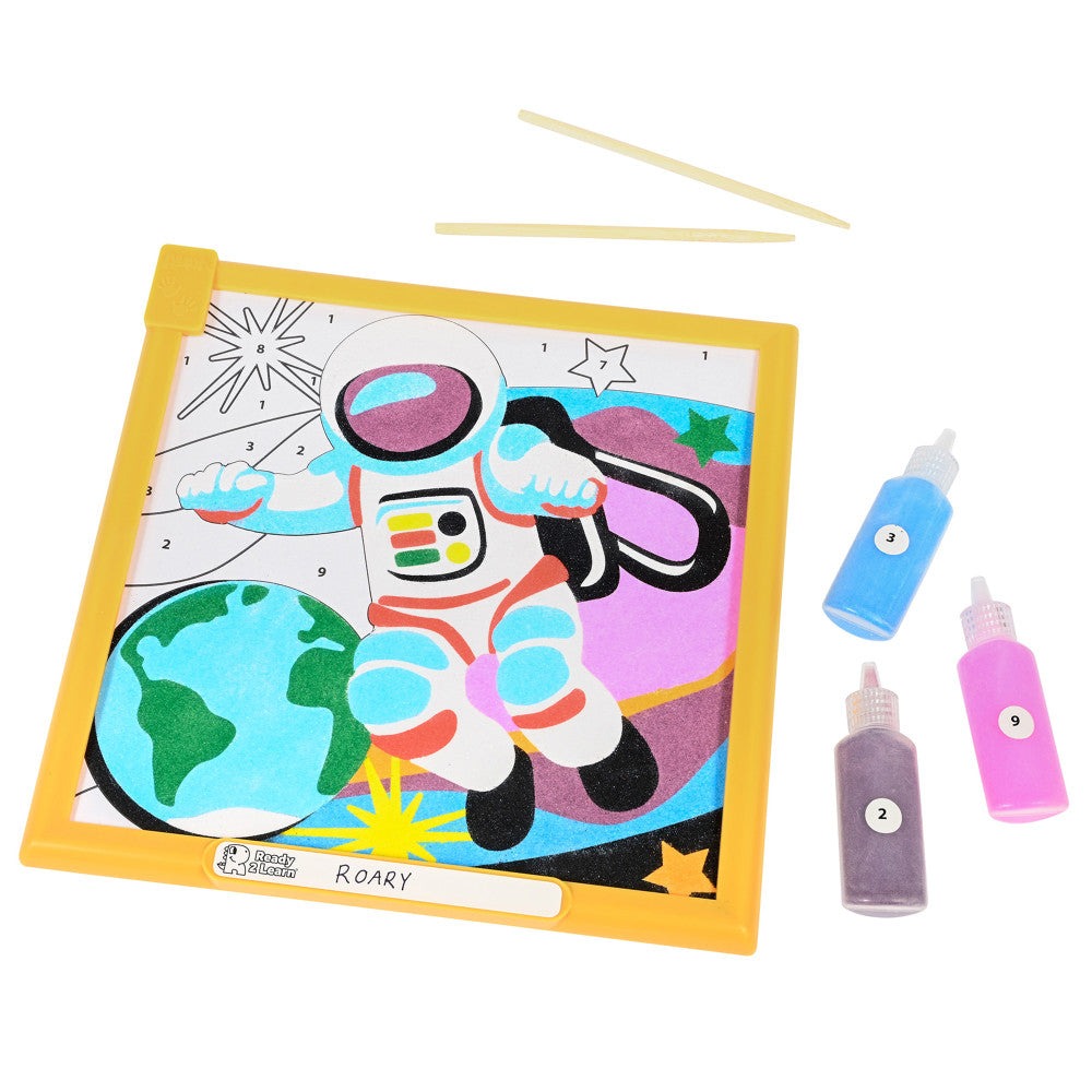 READY 2 LEARN Cosmic Sand Art Kit - Space Scenes Creation Set
