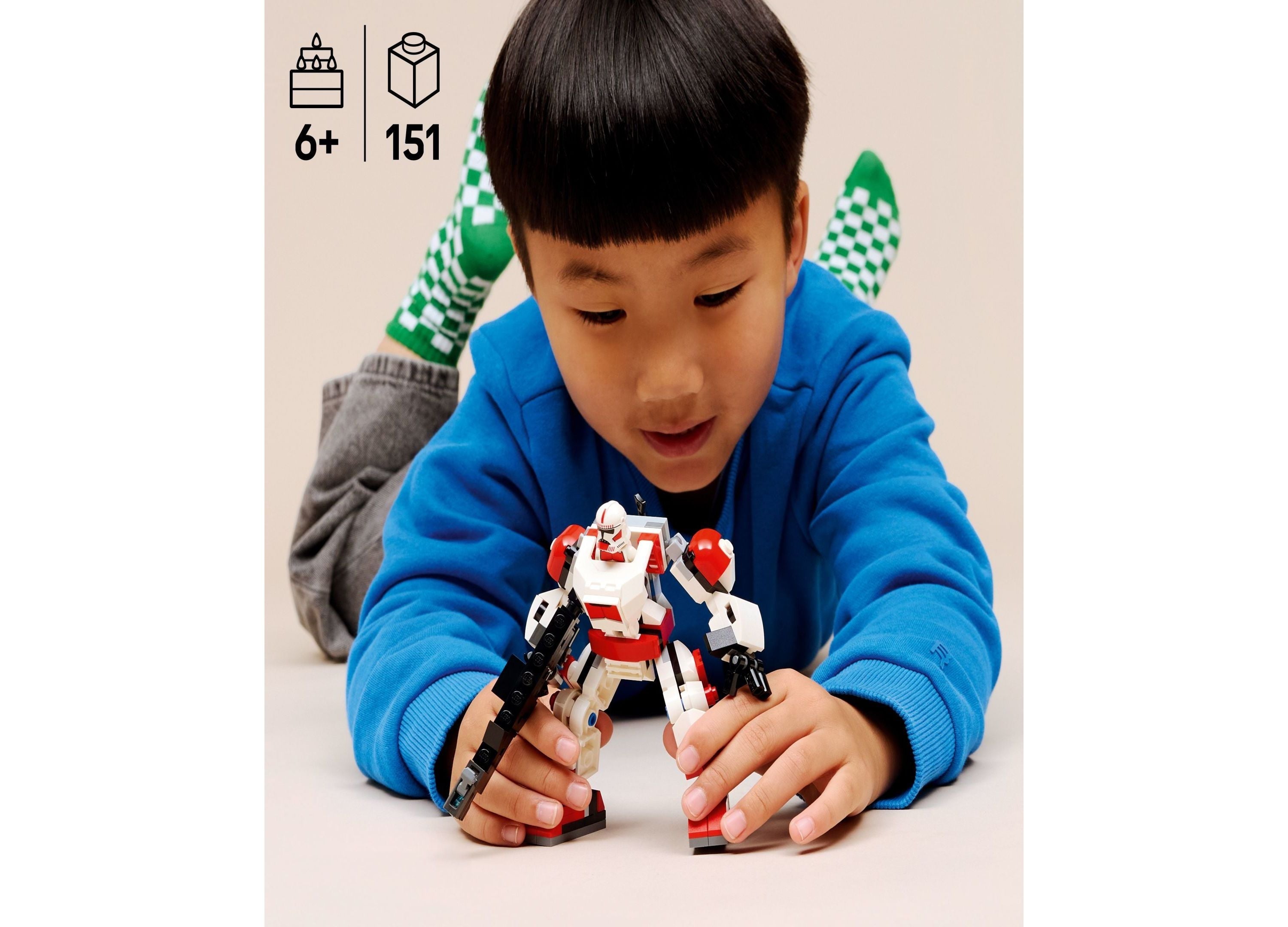 LEGO Star Wars Clone Shock Trooper Mech Building Set - 151 Pieces