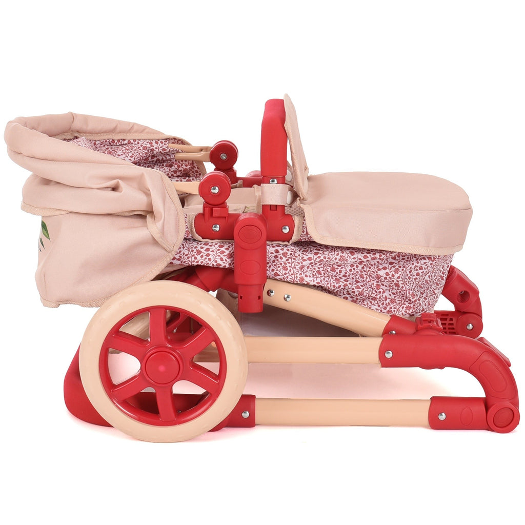 Roma RHS Flora Single Doll Pram With Convertible Carry Cot
