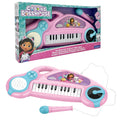 Gabby's Dollhouse Pink Electronic Piano Keyboard with Microphone