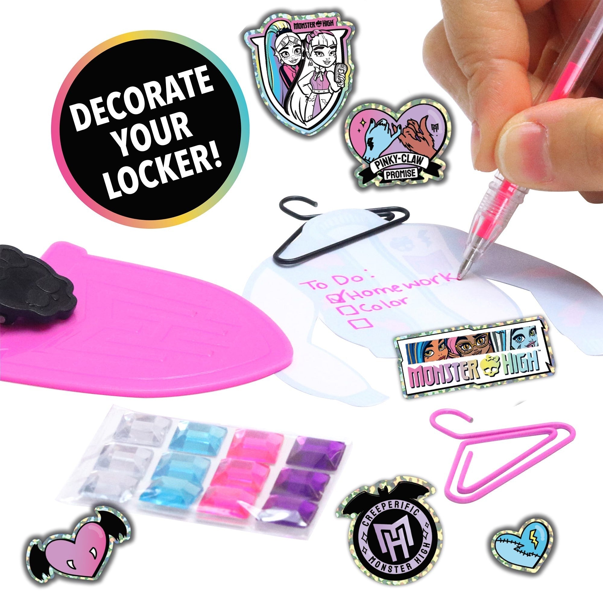 Monster High Locker Activity Set With Journal, Stickers And Stationery