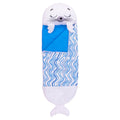 Happy Nappers Sammy The Seal 54 inch Pillow to Sleepy Sack - Medium