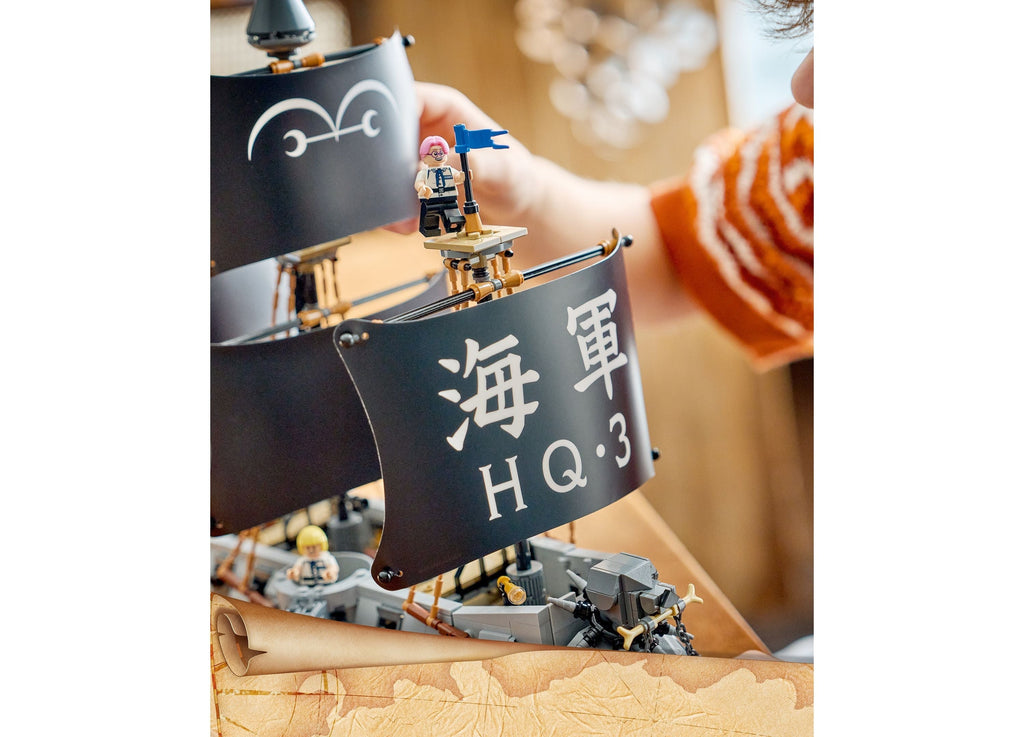 LEGO One Piece Garp's Marine Battleship 1,705-Piece Building Set