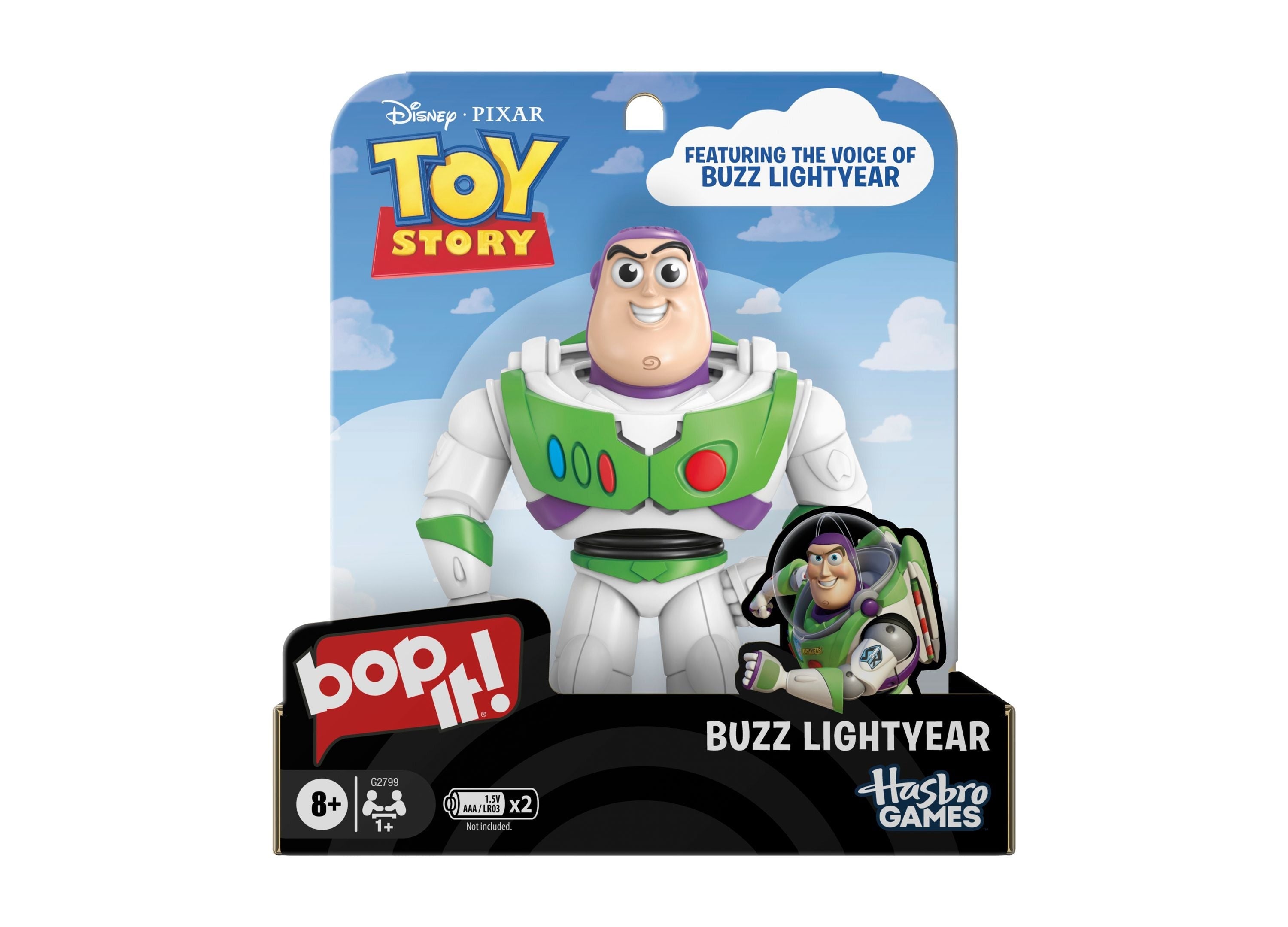 Hasbro Gaming Bop It Disney Pixar Buzz Lightyear Edition Handheld Game