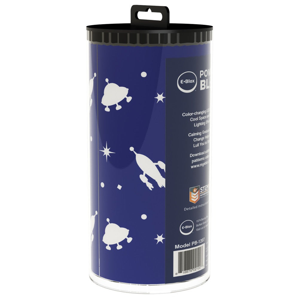 E-Blox Power Blox Space Explorer Night Light Kit, STEM Educational Toy for Children Ages 5+