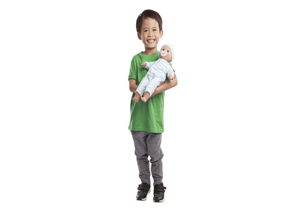 Melissa & Doug Mine to Love Luke & Lucy 15-Inch Twin Baby Dolls with Rompers