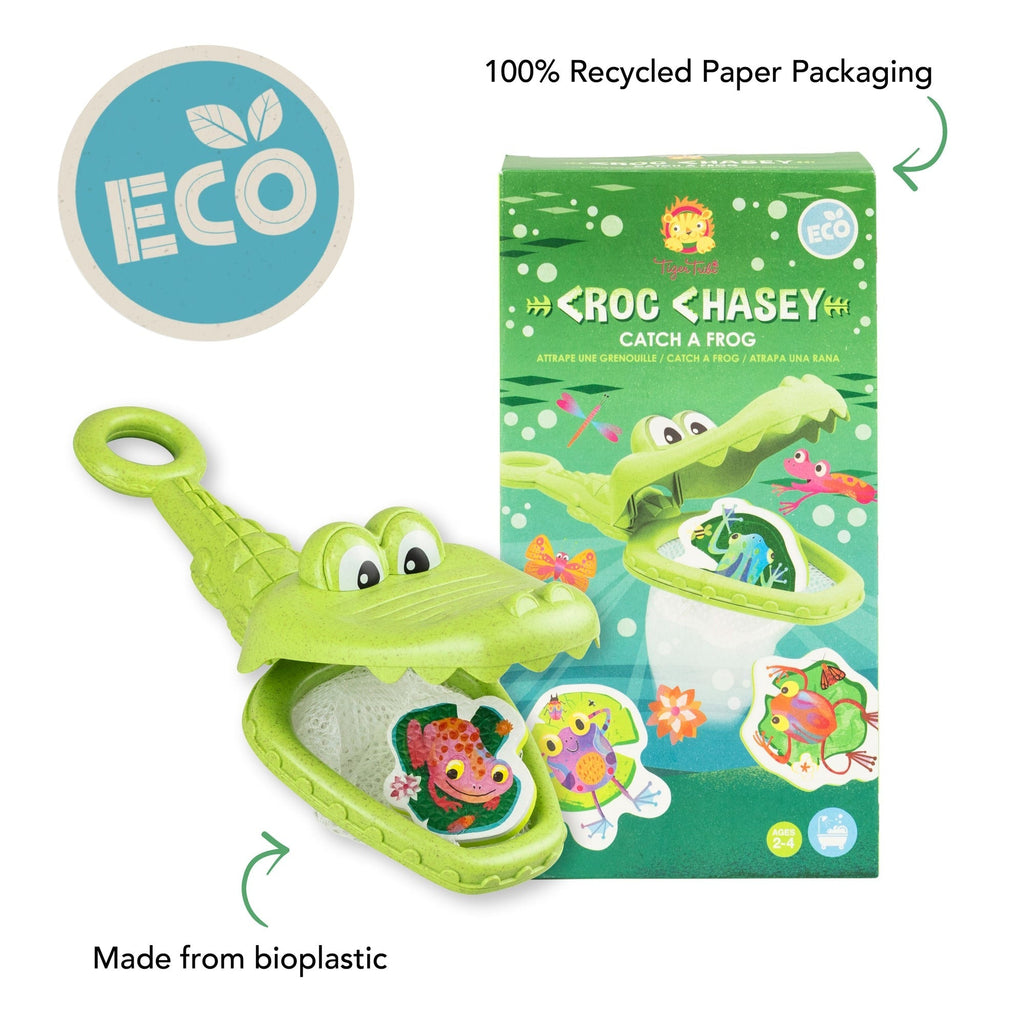 Tiger Tribe Croc Chasey - Eco-Friendly Bath Adventure Toy