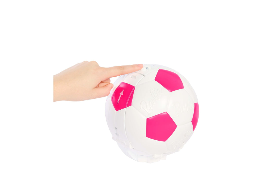 Barbie Roll & Reveal Soccer Player Fashion Doll with 8 Surprises, 10.63-Inch