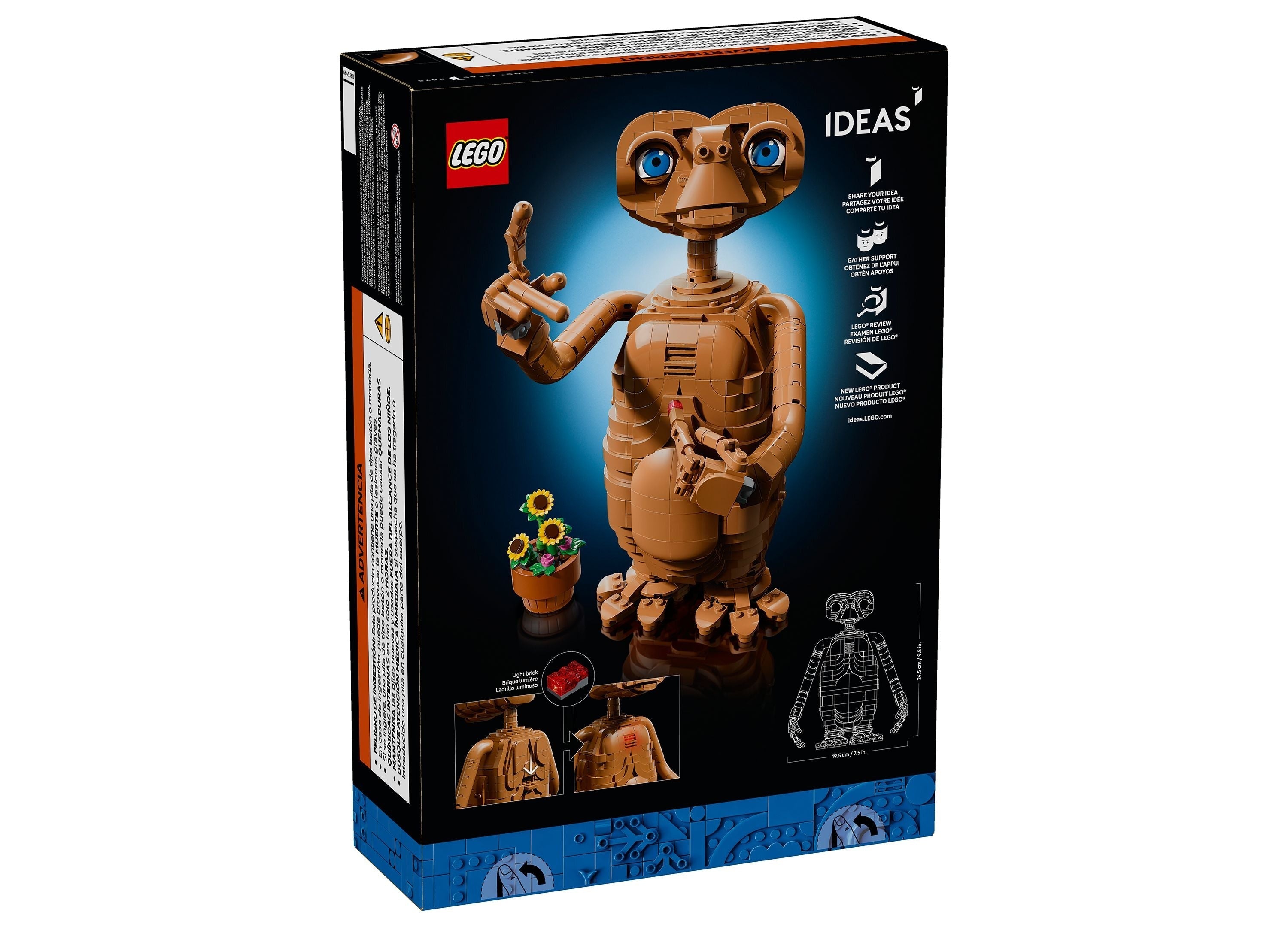 LEGO Ideas E.T. the Extra-Terrestrial 1226-Piece Building Set
