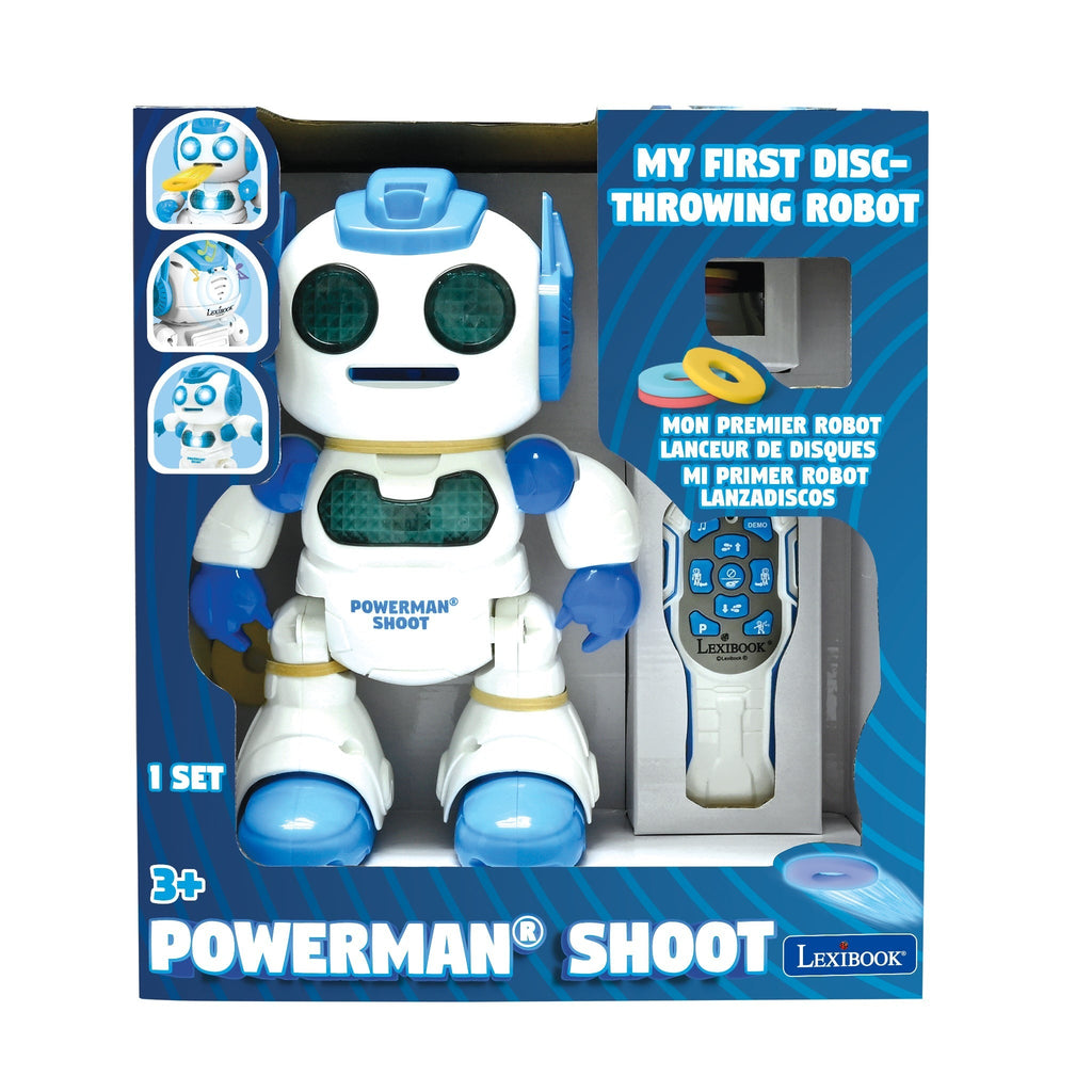 Lexibook Powerman Shoot STEM Robot With Remote Control And Foam Discs