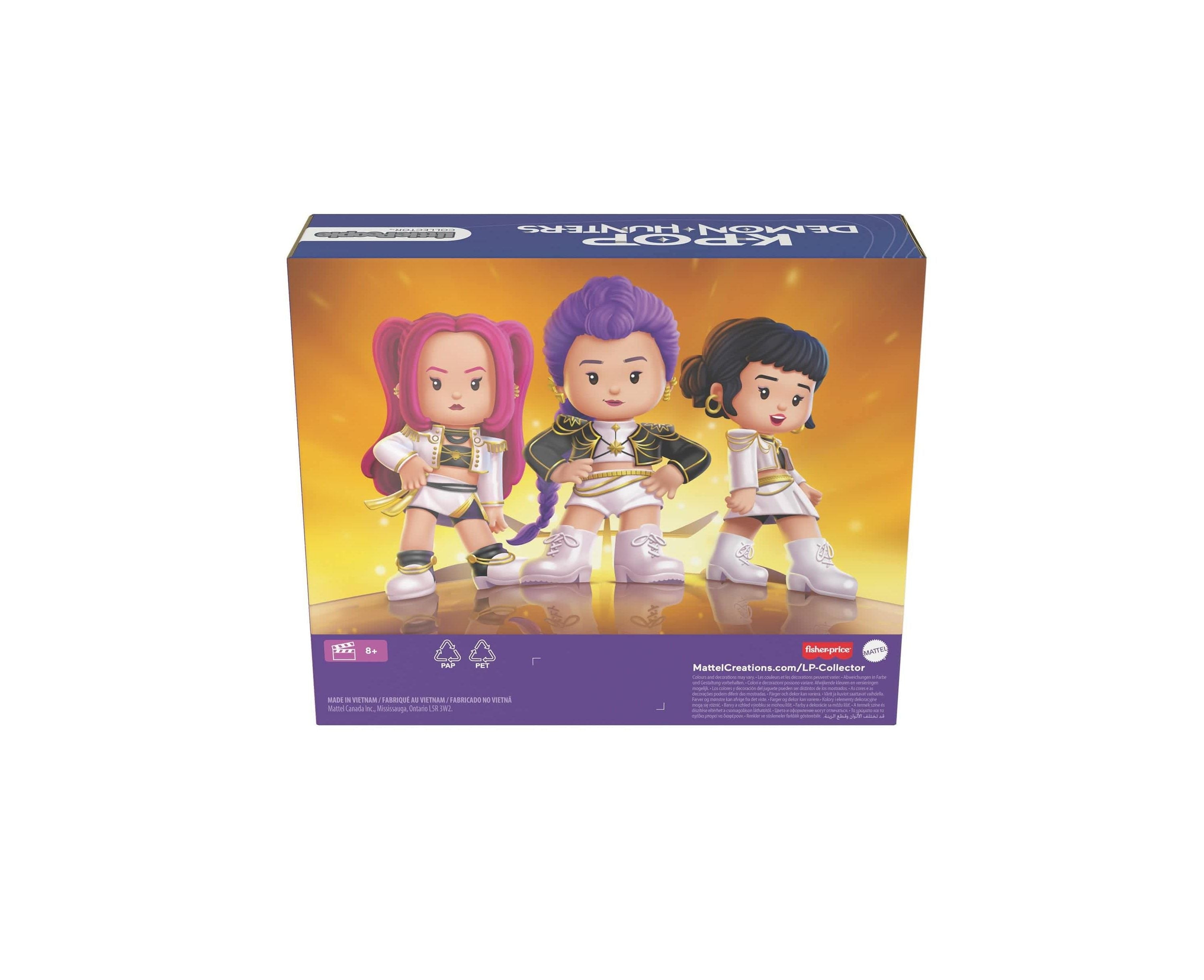 Little People KPop Demon Hunters HUNTR/X 3-Piece Collector Figure Set