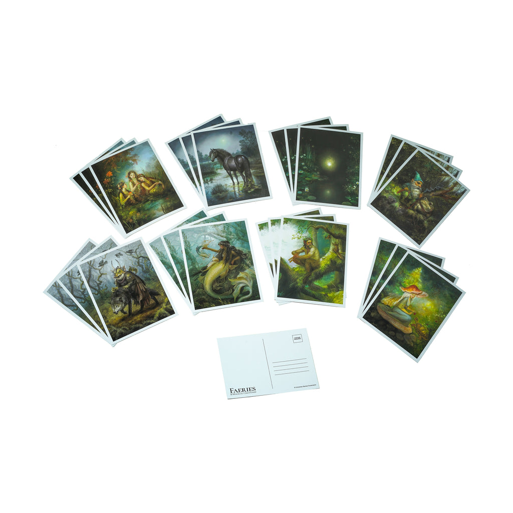 Annie Stegg Gerard's Enchanted Faeries & Magical Creatures Postcard Collection