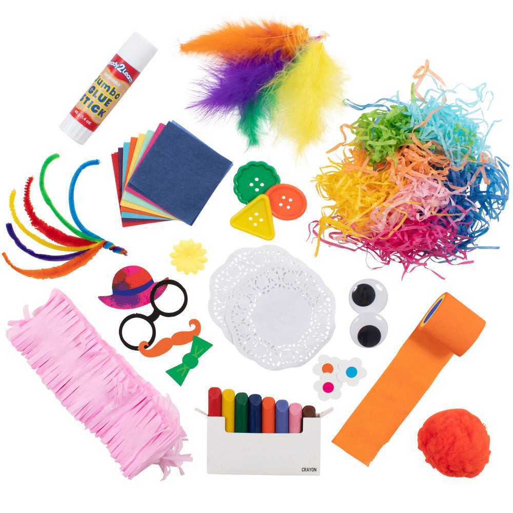 READY 2 LEARN Mega Craft Kit - 800+ Pieces for 16 Creative Projects