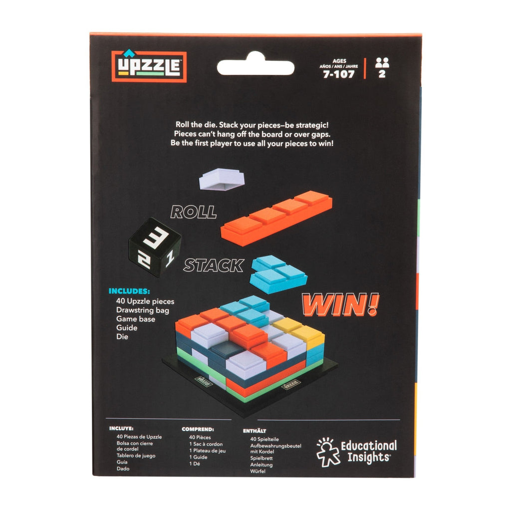 Educational Insights Upzzle Strategic Stacking Puzzle Game