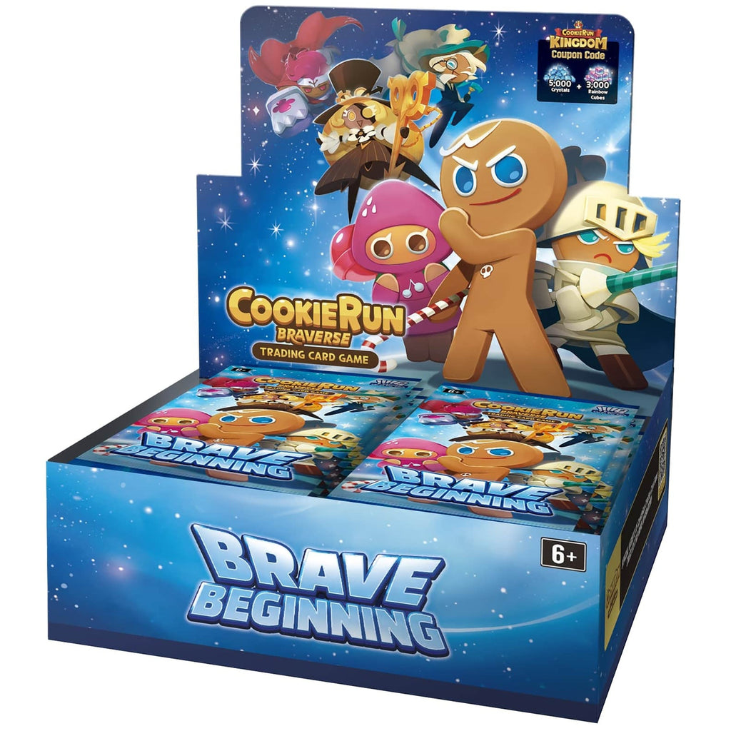 CookieRun: Braverse Brave Beginning Booster Display - 28 Packs, 252 Cards, Competitive Battle TCG