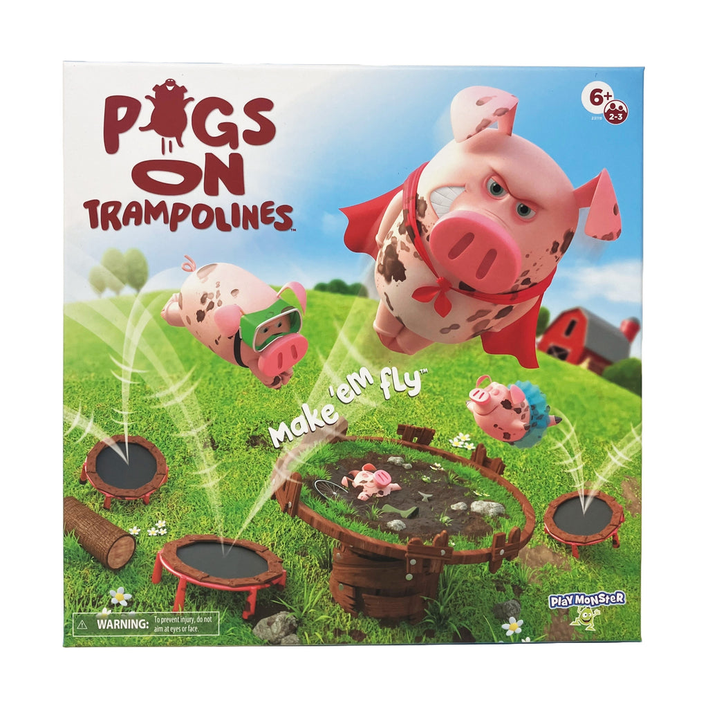 Pigs on Trampolines Bouncing Game