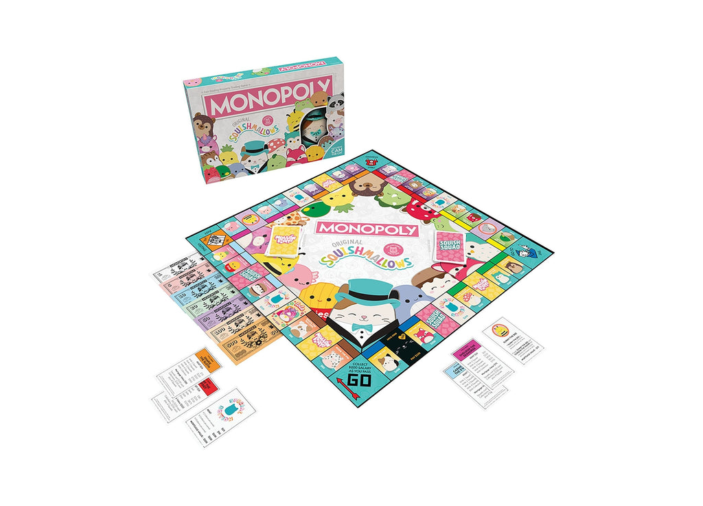 USAopoly Monopoly Original Squishmallows Collector's Edition Board Game