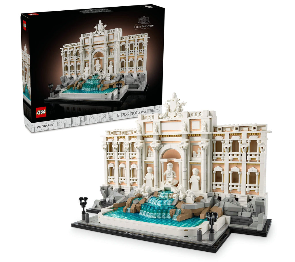 LEGO Architecture Trevi Fountain Model, 1,880-Piece Italian Landmark Set