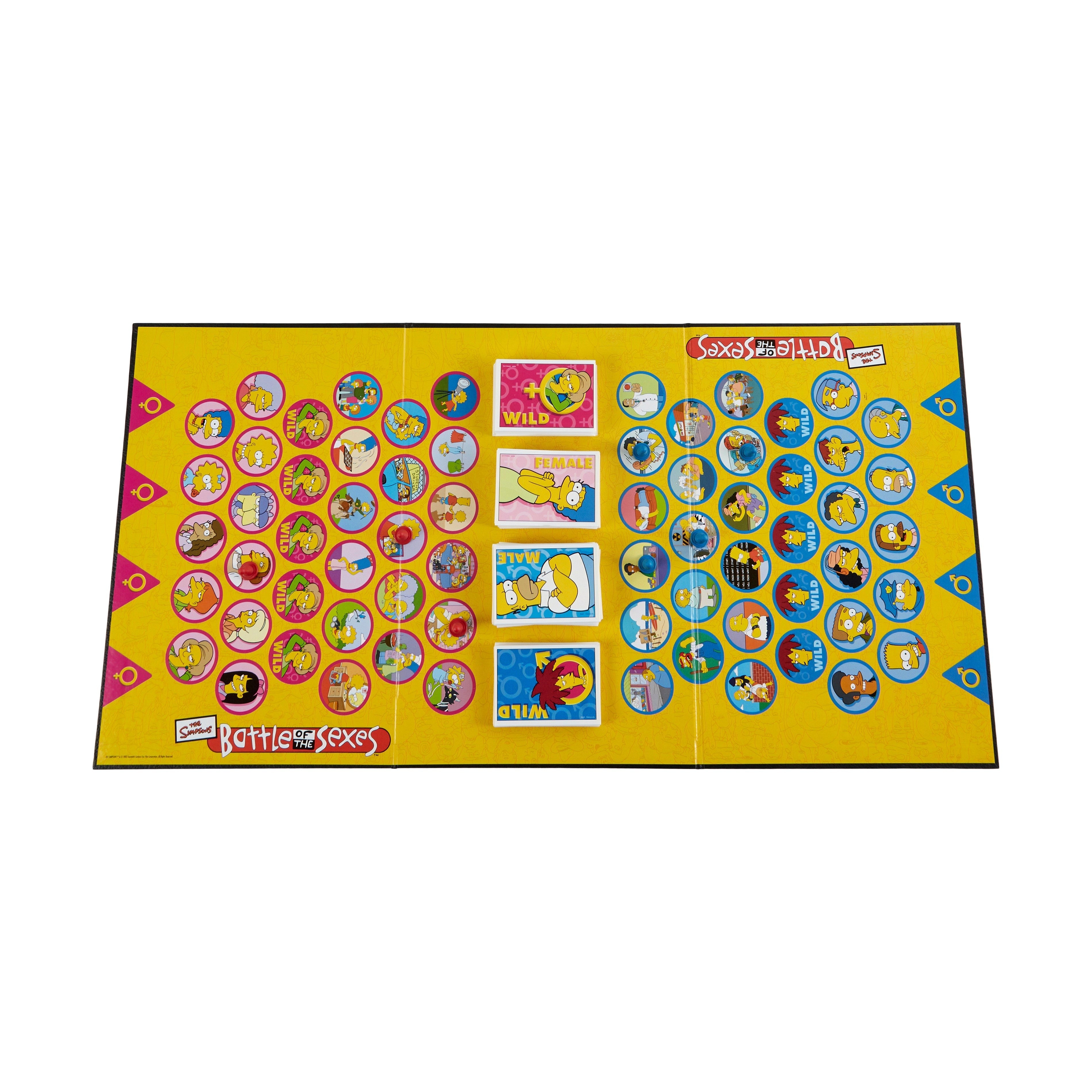 The Simpsons Battle of the Sexes Board Game