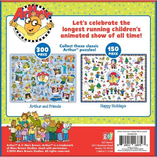 Arthur Character Collage Jigsaw Puzzle - 300 pc